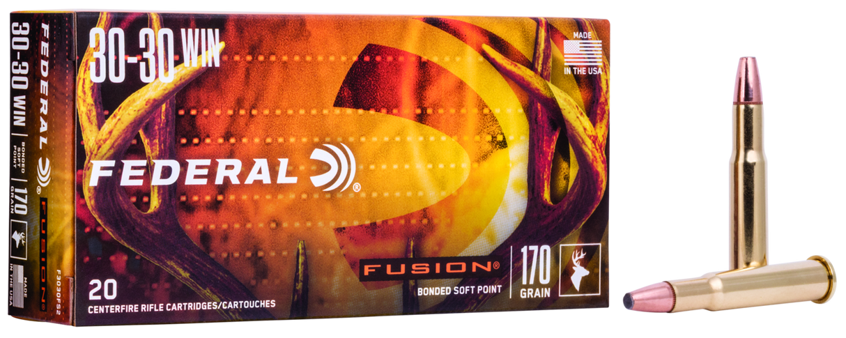Federal Büchsenmunition .30-30 Win. 11g Fusion Soft Point