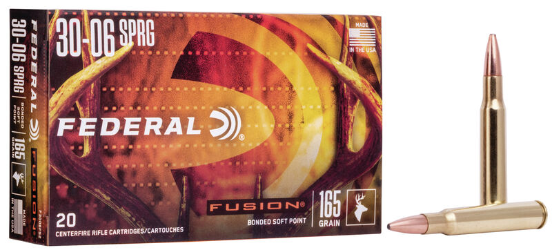 Federal Büchsenmunition .30-06 Spring 10,7g Fusion Soft Point