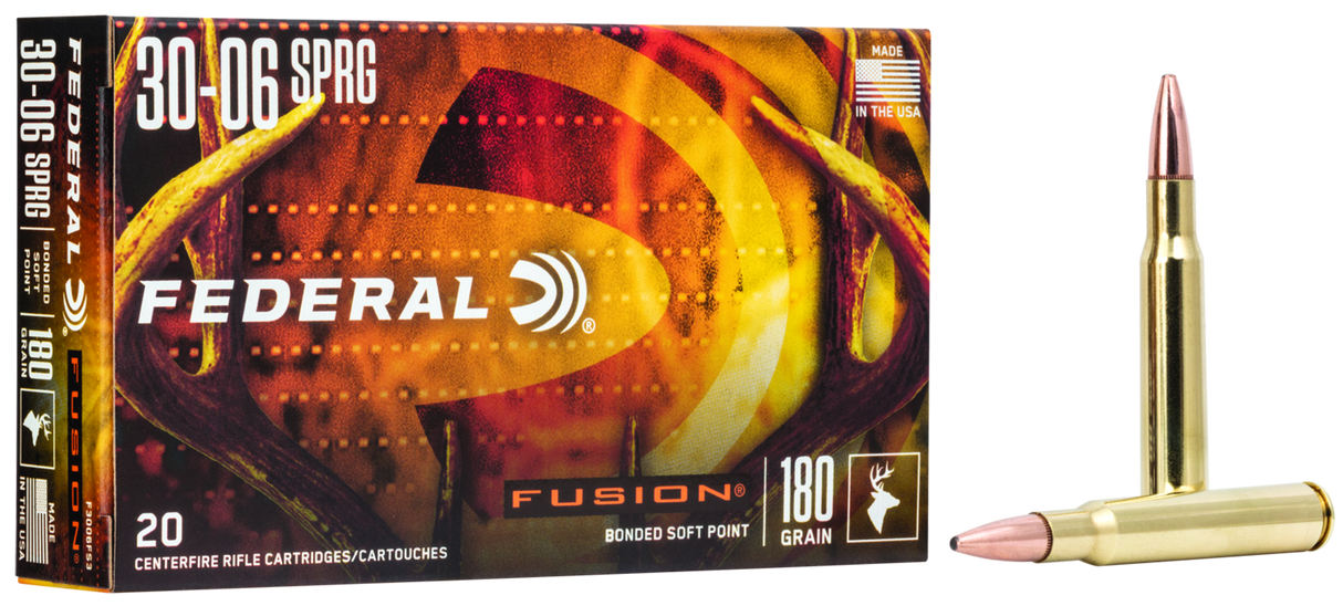 Federal Büchsenmunition .30-06 Spring 11,7g Fusion Soft Point