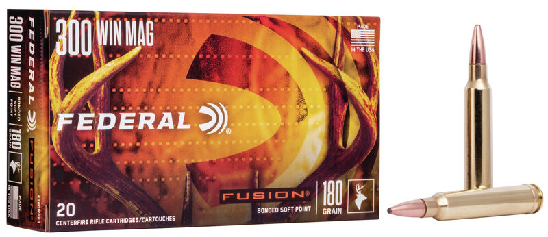 Federal Büchsenmunition .300 Win. Mag. 11,7g Fusion Soft Point