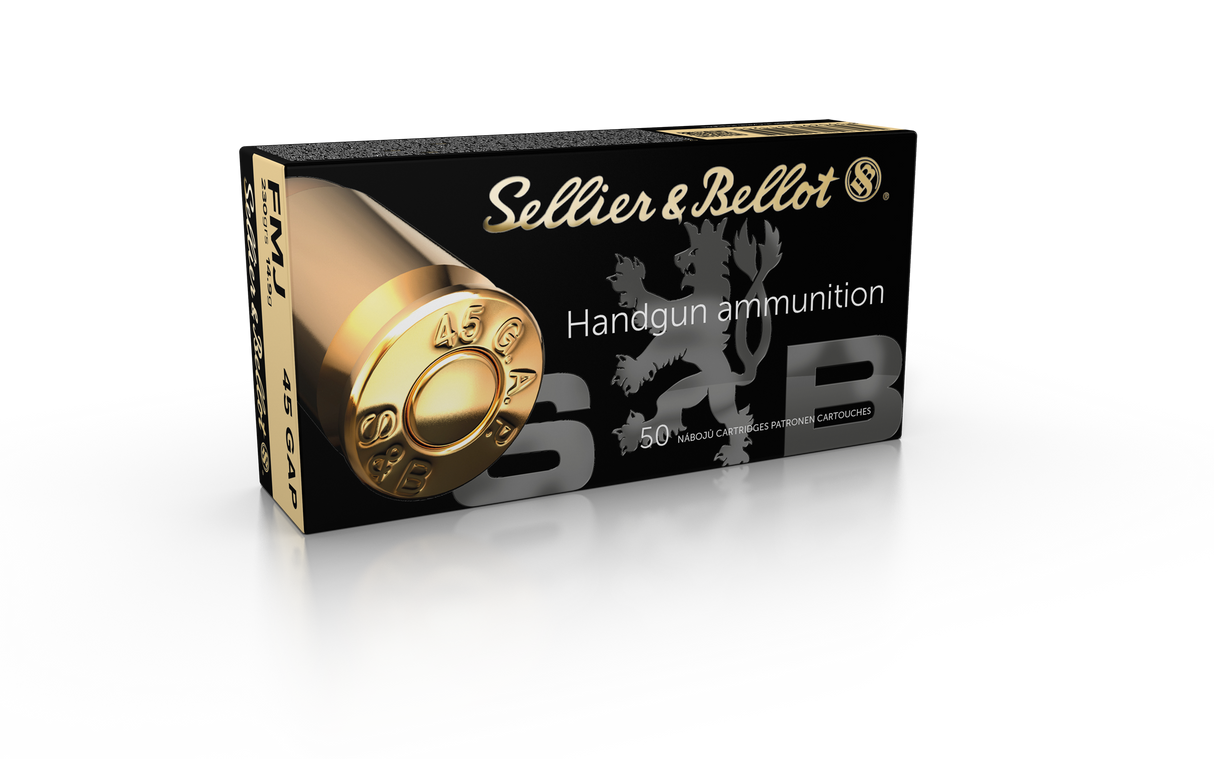 Sellier & Bellot Pistolenmunition .45 GAP 14,9g Full Metal Jacket