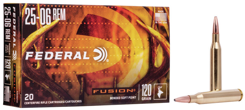 Federal Büchsenmunition .25-06 Rem. 7,8g Fusion Soft Point