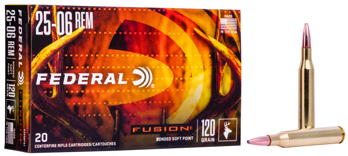 Federal Büchsenmunition .25-06 Rem. 7,8g Fusion Soft Point