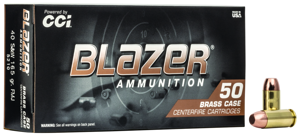Blazer Pistolenmunition .40 S&W 10,7g Full Metal Jacket
