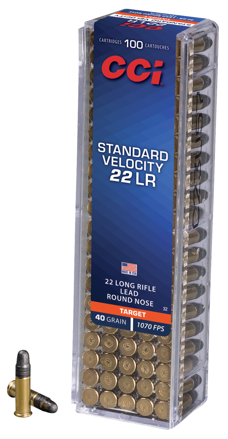 CCI Kleinkalibermunition .22 LR 2,6g Lead Round Nose Standard Velocity