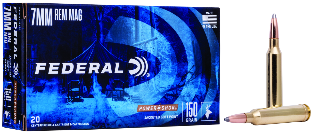 Federal Büchsenmunition 7 mm Rem. Mag. 9,7g Nosler Accubond Power Shok