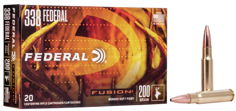 Federal Büchsenmunition .338 Federal 13g Fusion Soft Point