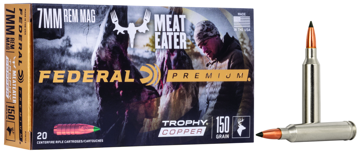 Federal Büchsenmunition Premium 7 mm Rem. Mag. 9,7g Trophy Copper
