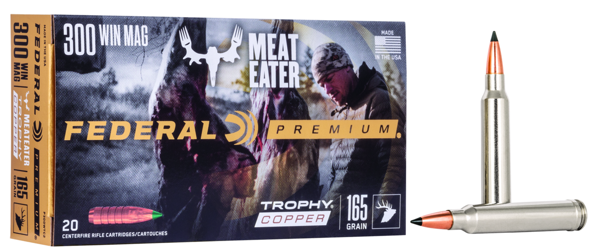 Federal Büchsenmunition Premium .300 Win. Mag. 10,7g Trophy Copper