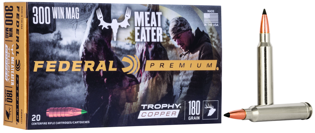 Federal Büchsenmunition Premium .300 Win. Mag. 11,7g Trophy Copper
