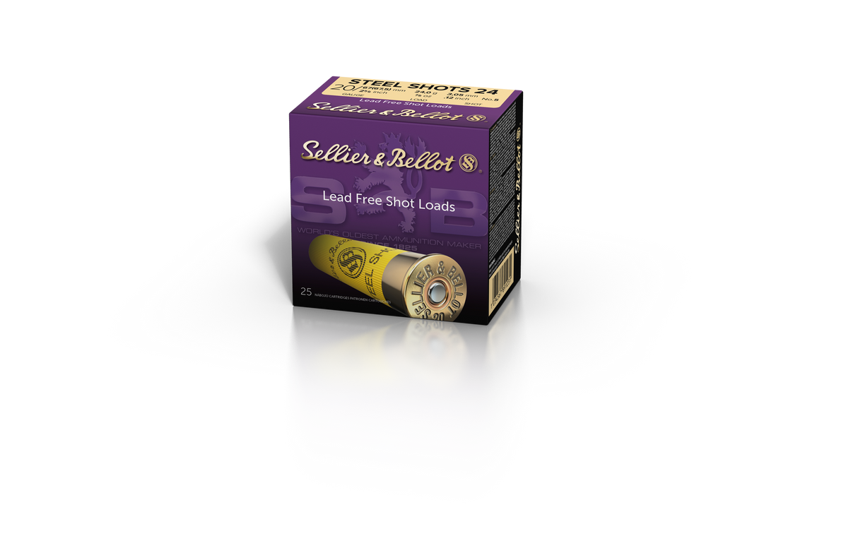 S&B Schrotmunition 20/67,5 24,00g 3,05mm Steel Shot