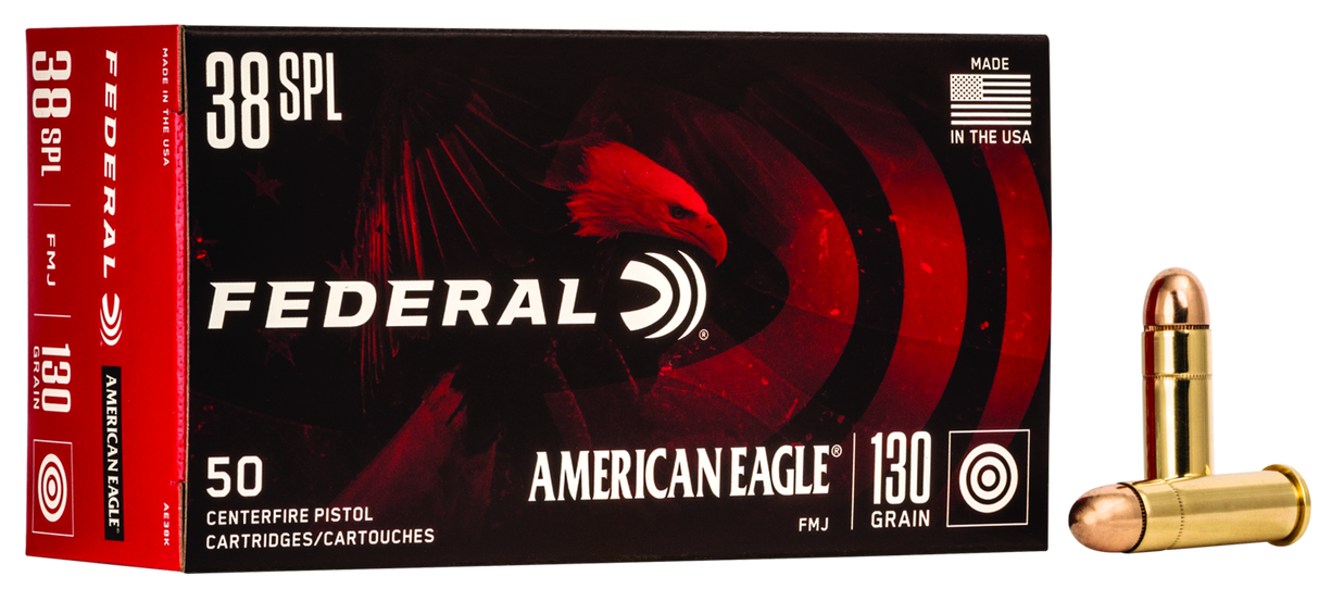 Federal Revolvermunition American Eagle .38 Special 8,4g Full Metal Jacket