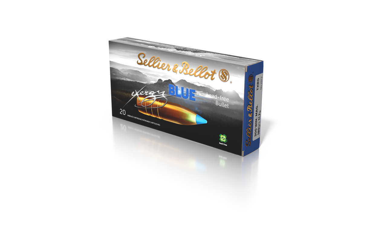 Sellier & Bellot Büchsenmunition .300 Win. Mag. 11,7g Tipped eXergy eXergy Blue
