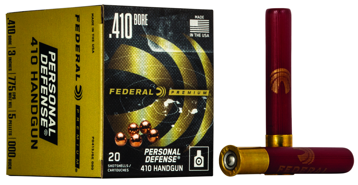 Federal Schrotmunition 410/76 Personal Defense, 000 Buck 5 Pellets