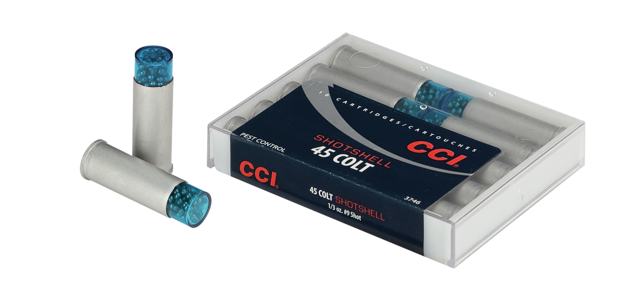 CCI Schrotmunition .45 Colt 9,7g Shotshell 2,00mm Pest Control