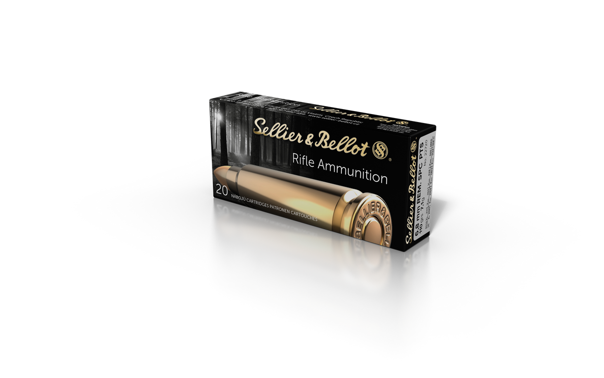 Sellier & Bellot Büchsenmunition 6,8 mm Rem. SPC 7,1g Polymer Tip Special