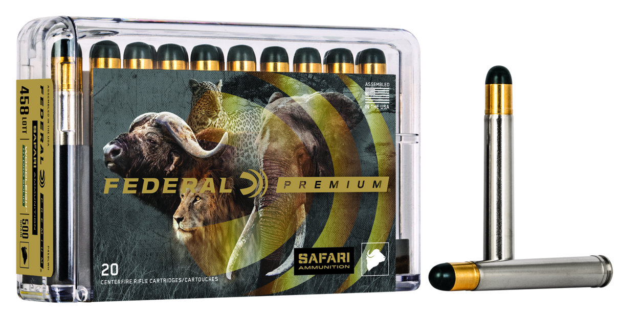 Federal Büchsenmunition Premium .458 Lott 32,4g Woodleigh Hydro Solid Cape Shok