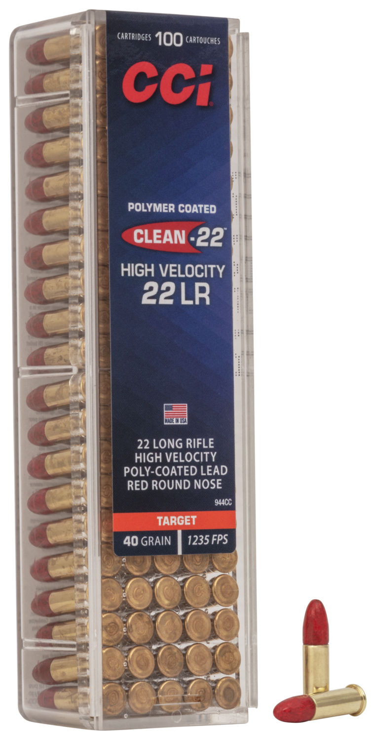 CCI Kleinkalibermunition .22 LR 2,6g Lead Round Nose Clean-22