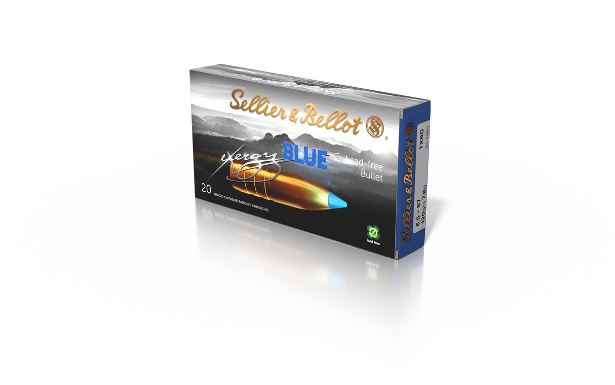 Sellier & Bellot Büchsenmunition 6,5 x 57 7,8g Tipped eXergy eXergy Blue