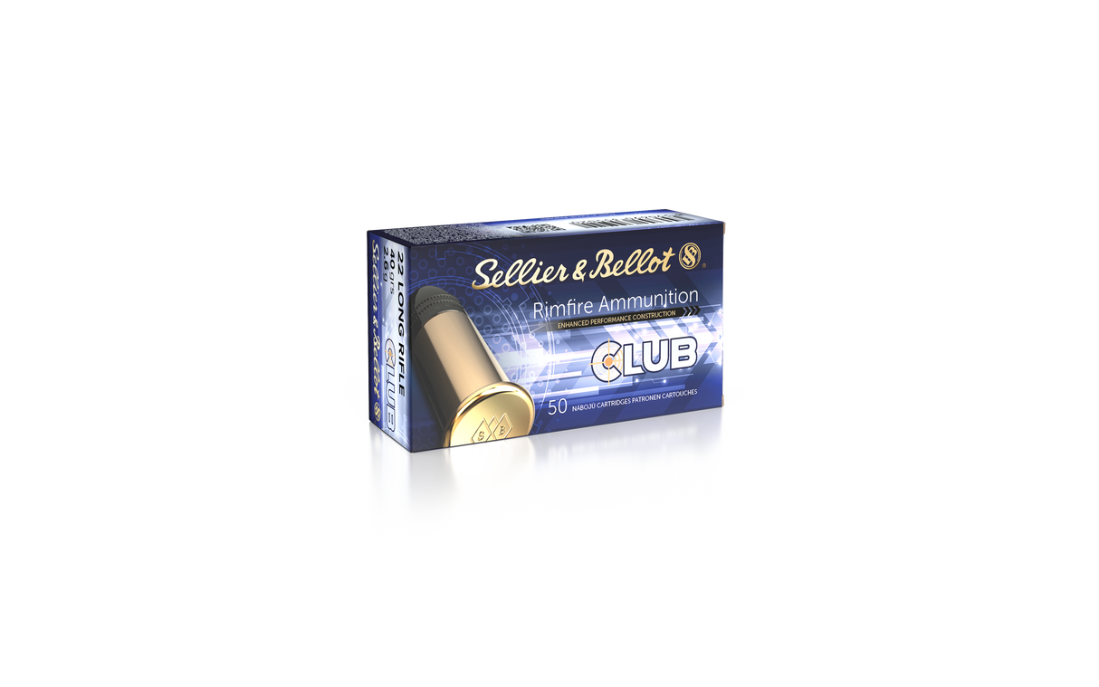 S&B Kleinkalibermunition .22 LR 2,60g Lead Round Nose Club