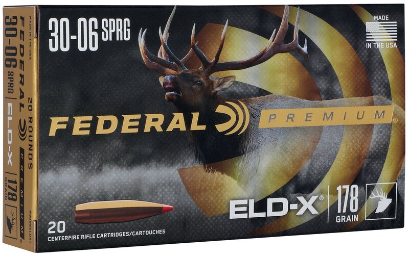 Federal Büchsenmunition Premium .30-06 Spring 11,5g ELD-X
