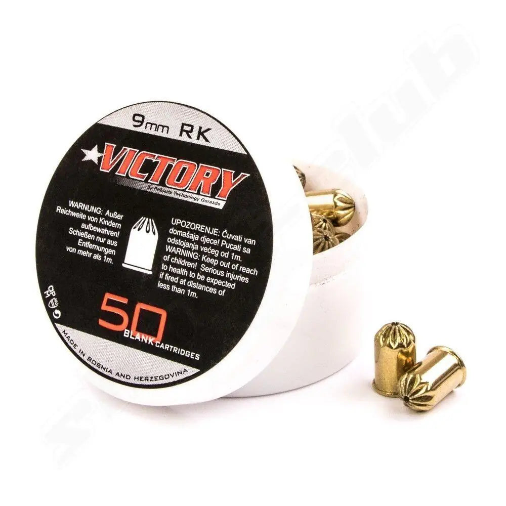 Victory Platzpatronen Cal. 9mm R 50 Schuss