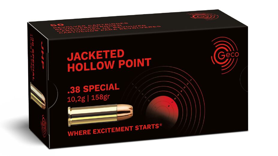 GECO .38 Special Jacketed Hollow Point 10,2g/158gr – 50 Stück