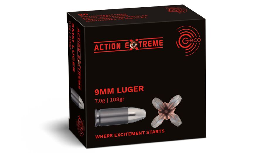 GECO 9 mm Luger Action Extreme 7,0g/108gr – 20 Stück