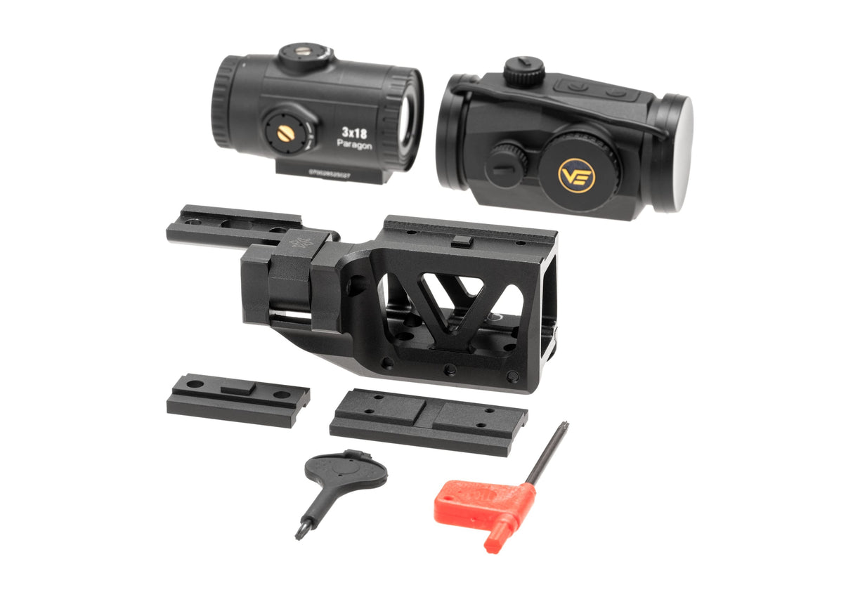 Scrapper 1x25 RDS with Paragon 3x Magnifier and One Piece Mount