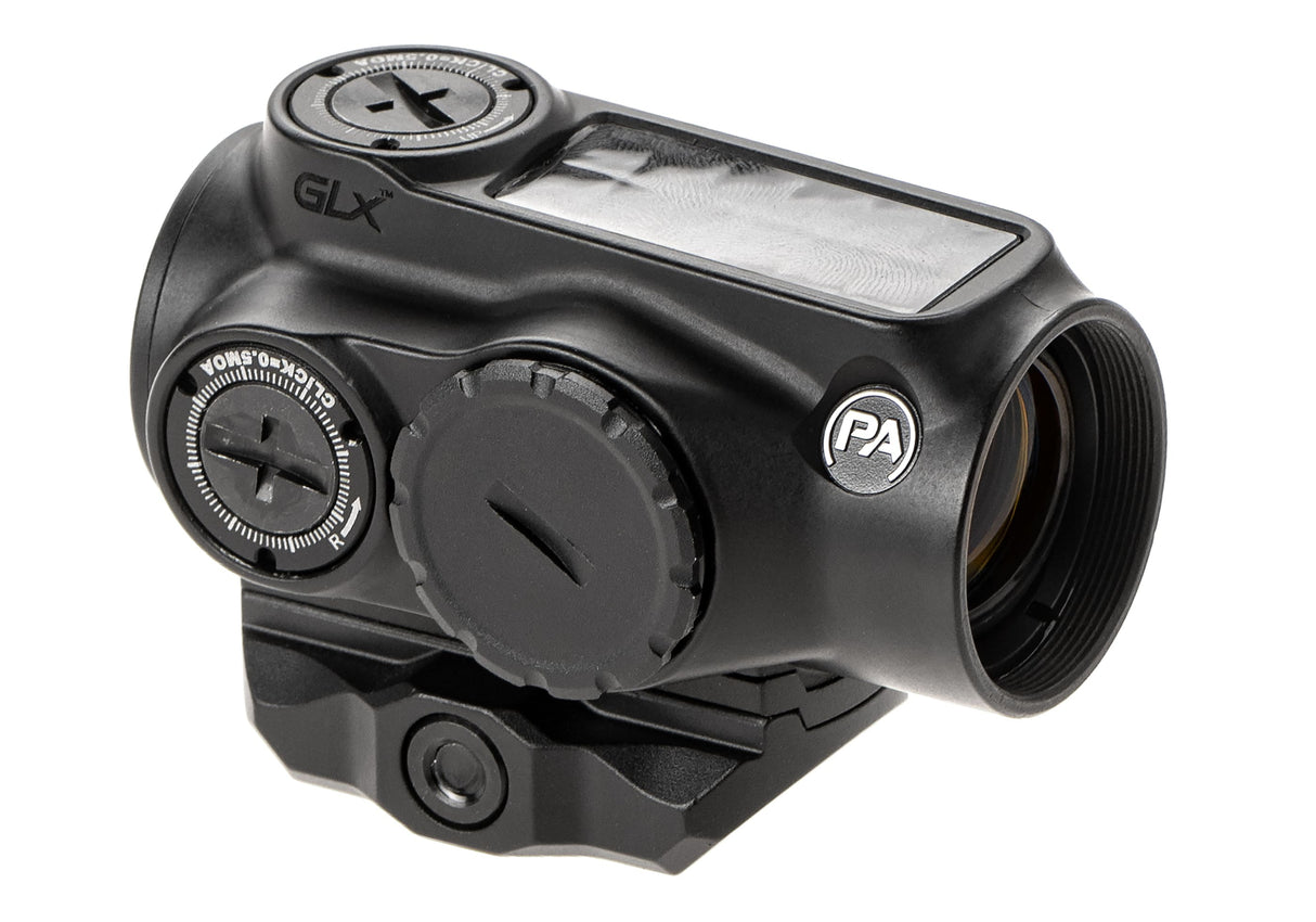 GLx MD-21S Push Button 21mm Microdot with AutoLive ACSS-CQB Red Dot Reticle
