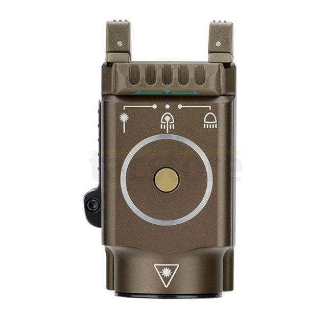 Olight Baldr Mini Tactical Flashlight & Green Laser Combo - Tan