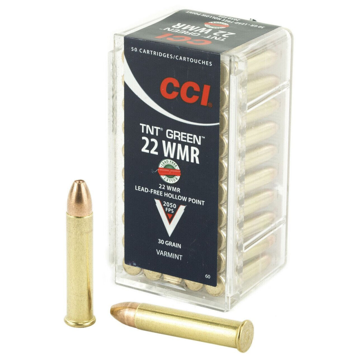 CCI Kleinkalibermunition .22 Win. Mag. 1,90g Speer TNT Green Hollow Point