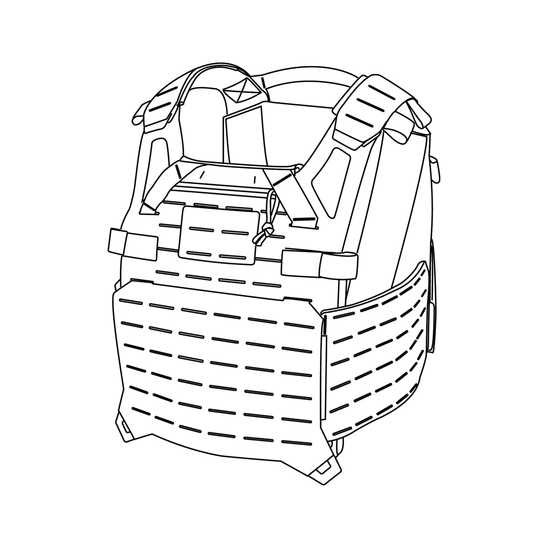Direct Action - Spitfire Plate Carrier® Tactical Weste - PenCott WildWood - PC-SPTF-CD5-PWW