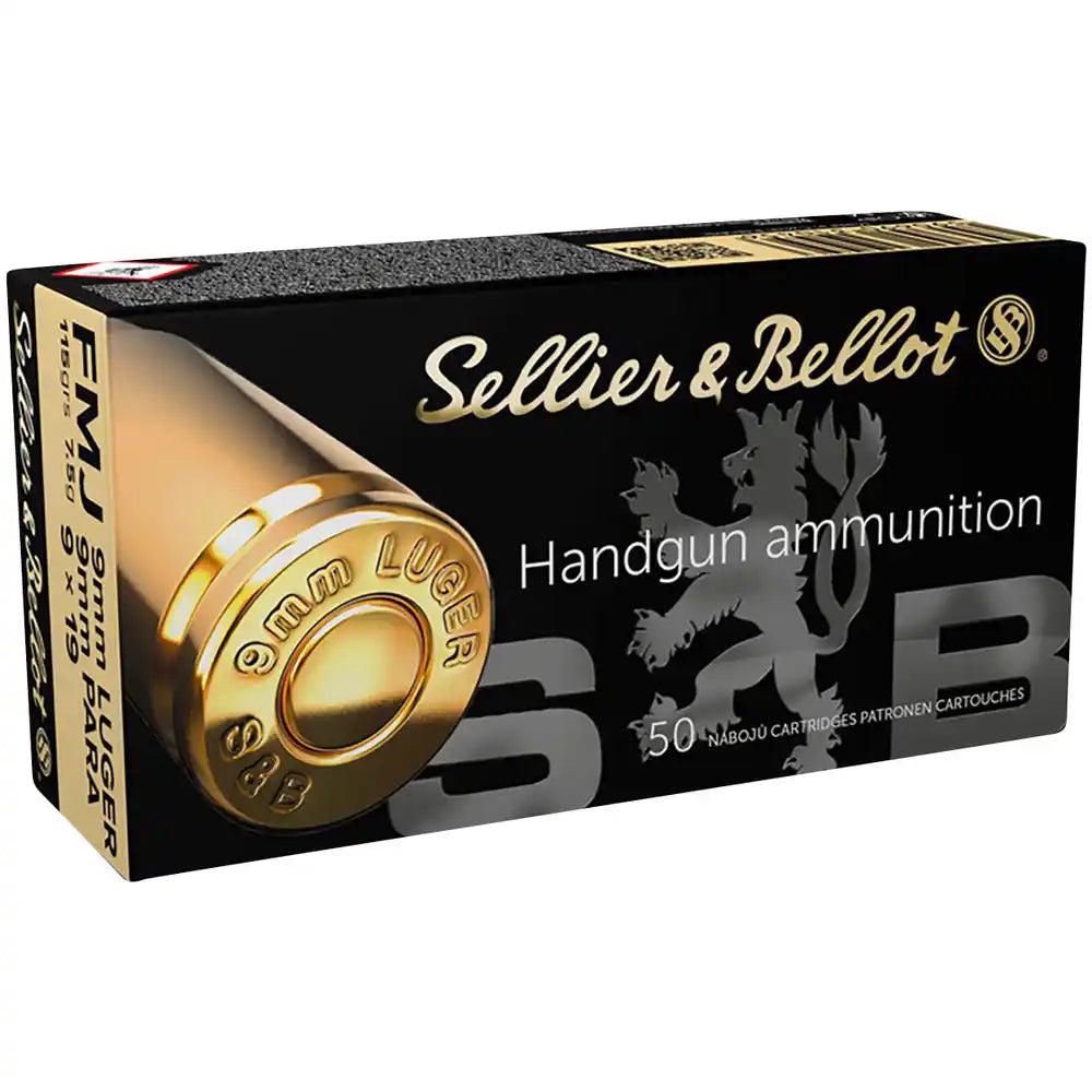 9mm Luger 1000 Stk. S&B 124gr