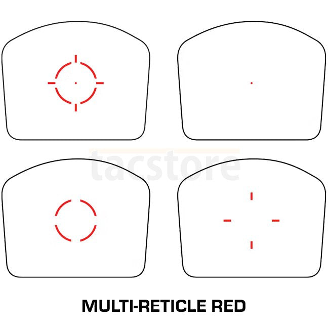 Swampfox Optics Justice II 1x30 Dot Sight Multi-Reticle Red - Black – Bild 2