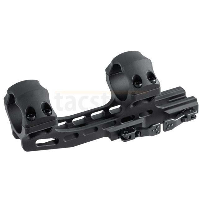 Leapers Accu-Sync 30mm QR Cantilever Mount 70mm Offset 30MOA - Black