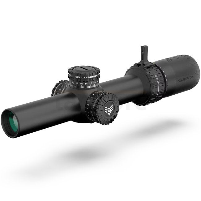 Swampfox Optics Arrowhead SFP 1-6x LPVO Riflesccope Guerilla DOT MIL Reticle Red - Black