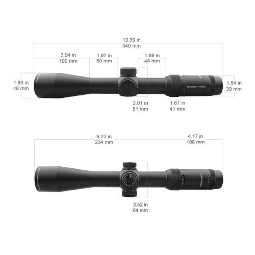 Vector Optics - Zielfernrohr Forester 2-10x40 SFP - Schwarz - SCOM-02