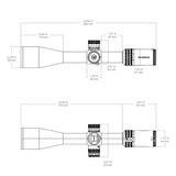 Vector Optics - Zielfernrohr Sentinel 6-24x50 - 50 mm - FFP - SCFF-57