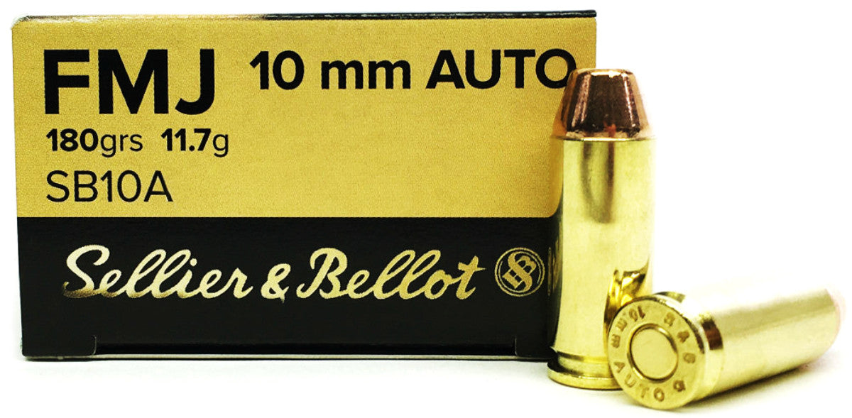 S&B Pistolenmunition 10 mm Auto 11,70g Total Metal Jacket 180grs NonTox
