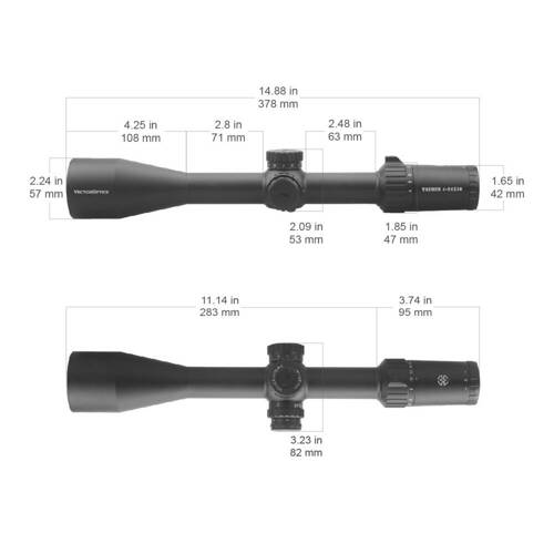 Vector Optics - Forester JR. Power 3-9x40 Zielfernrohr - Schwarz - SCOM-35