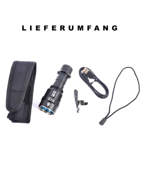 NiteCore® Taschenlampe "TM9K TAC " inkl. Akku und Holster