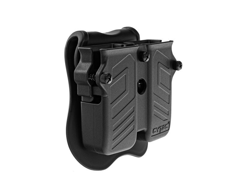 Cytac Universal Double Magazine Pouch - Black