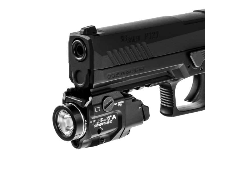 Streamlight TLR-8A Weapon Flashlight - 500 lumens, Red Laser