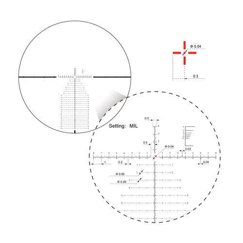 Vector Optics - Zielfernrohr 34mm Continental x6 4-24x56 - FFP - VEC-MBR - FDE - SCFF-39