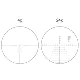 Vector Optics - Zielfernrohr 34mm Continental x6 4-24x56 - FFP - VEC-MBR - FDE - SCFF-39