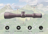 Vector Optics - Zielfernrohr 34mm Continental x6 4-24x56 - FFP - VEC-MBR - FDE - SCFF-39