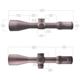 Vector Optics - Zielfernrohr 34mm Continental x6 4-24x56 - FFP - VEC-MBR - FDE - SCFF-39