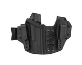 Doubletap Gear Kydex IWB Appendix Elastic Holster with pouch for Glock 19 pistols - Black