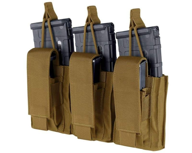 Condor Triple Kangaroo Mag Pouch Gen II - Coyote Brown